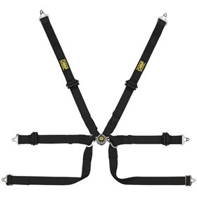 ARNES OMP 6 PUNTOS TECNICA 2" PROTOTIPO PULL UP - FIA 8853-2016 NEGRO