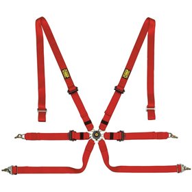 ARNES OMP 6 PUNTOS ONE 2" PULL DOWN ROJO