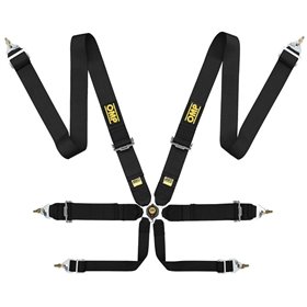 ARNES OMP 6 PUNTOS FIRST 3" PULL UP FIA 8853-2016 NEGRO