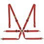 ARNES EN POLYESTER PARA SALOON - 6 PUNTOS - PULL DOWN. ERGAL AJUSTE- ROJO