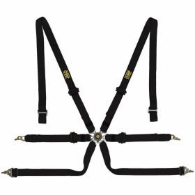 ARNES EN POLYESTER PARA SALOON - 6 PUNTOS - PULL DOWN. ERGAL AJUSTE- NEGRO