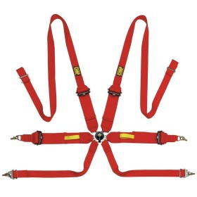 ARNES SEGURIDAD TECNICA 3"+2" ROJO PULL UP FIA 8853-2016
