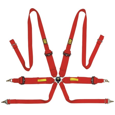 ARNES SEGURIDAD TECNICA 3"+2" ROJO PULL UP FIA 8853-2016