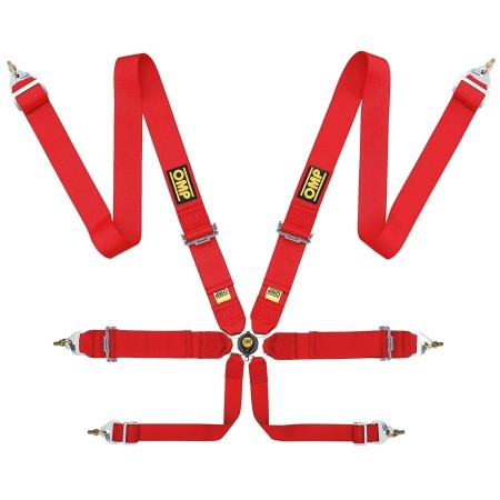 ARNES SEGURIDAD FIRST 3" ROJO PULL UP FIA 8853-2016