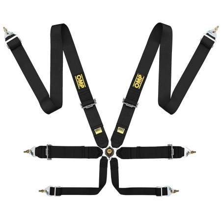 ARNES SEGURIDAD FIRST 3" NEGRO PULL UP FIA 8853-2016