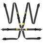 ARNES OMP 6 PUNTOS FIRST 2" FIA 8853-2016 PULL UP - ACERO ADJ. NEGRO