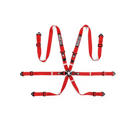 ARNES SPARCO 6 PUNTOS ROJO PULLDOWN