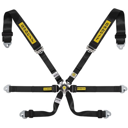 ARNES 6 PUNTOS 3"+2" GAMA TOP FIA8853-2016 NEGRO