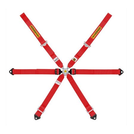 ARNES 6 PUNTOS GT4 991-984 FIA8853-2016 ROJO