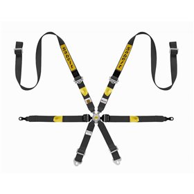 ARNES 6 PUNTOS GAMA MEDIA GT3 997-911 FIA8853-2016 NEGRO