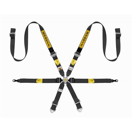 ARNES 6 PUNTOS GAMA MEDIA GT3 997-911 FIA8853-2016 NEGRO