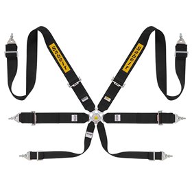 ARNES RALLY 6 PUNTOS ACERO 3X3 FIA8853-2016 NEGRO