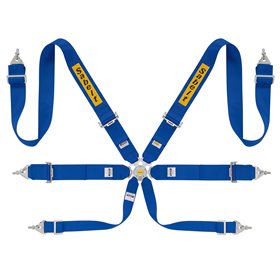 ARNES RALLY 6 PUNTOS ACERO 3X3 FIA8853-2016 AZUL