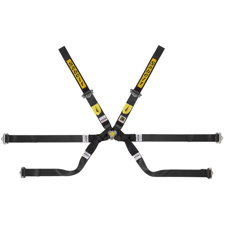 ARNES FORMULA 6 PUNTOS 2" GAMA TOP ULTRALIGERO+PULL UP, NEGRO