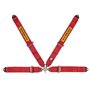 ARNES 4 PUNTOS 3" ACERO KIT CAR GT/RALLY FIA8853-1998 ROJO