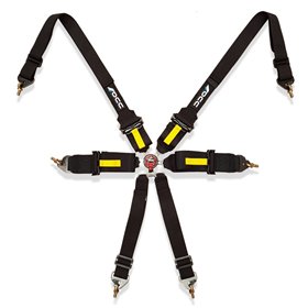 ARNÉS OCC 6 PUNTOS 3 PULGADAS NEGRO FIA NEW