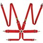 ARNES OMP 6 PUNTOS FIRST 3+2" PULL UP FIA 8853-2016 ROJO