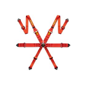 ARNÉS DE SEGURIDAD PRO DRIVER 6P 2/3 FHR-ROJO