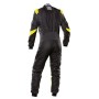 TRAJE DE CARRERAS ONE EVO X FIA 8856-2018 NEGRO / AMARILLO FLUO TALLA 56