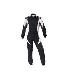 TRAJE DE CARRERAS FIRST EVO FIA 8856-2018 NEGRO/BLANCO TALLA 52