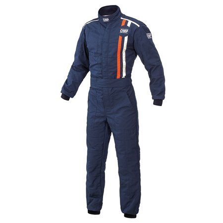 TRAJE DE CARRERAS OMP CLASSIC FIA 8856-2018 AZUL MARINO TALLA 56