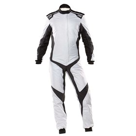 TRAJE CARRERAS ONE EVO GRIS/NEGRO TALLA 64 FIA 8856-2018