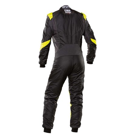 TRAJE CARRERAS ONE EVO NEGRO/AMARILLO TALLA 54 FIA 8856-2018