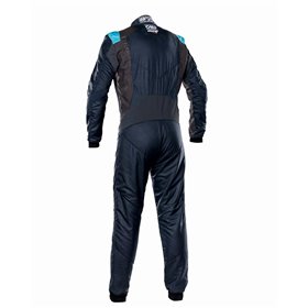 TRAJE DE CARRERAS ONE EVO X FIA 8856-2018 AZUL MARINO / GRIS / CIAN TALLA 58