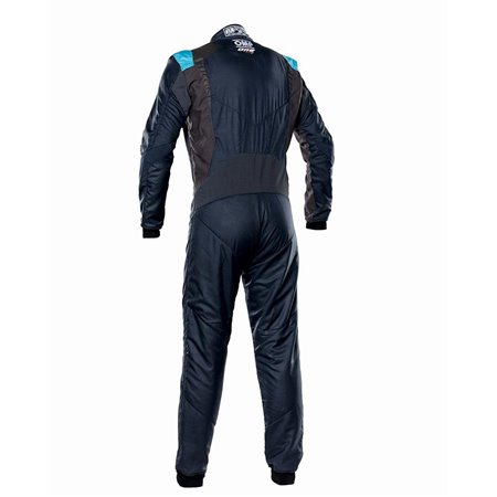 TRAJE DE CARRERAS ONE EVO X FIA 8856-2018 AZUL MARINO / GRIS / CIAN TALLA 58
