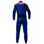 TRAJE DE CARRERAS OMP TECNICA SUPER LIGHT FIA 8856-2018 NAVY AZUL / FLUO NARANJA TALLA 50