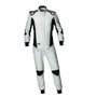 TRAJE DE CARRERAS OMP TECNICA SUPER LIGHT FIA 8856-2018 BLANCO / ANTRACITA TALLA 62