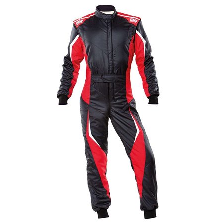 TRAJE DE CARRERAS TECNICA EVO FIA 8856-2018 NEGRO/ROJO TALLA 48
