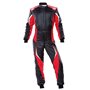 TRAJE DE CARRERAS TECNICA EVO FIA 8856-2018 NEGRO/ROJO TALLA 48