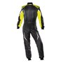 TRAJE DE CARRERAS TECNICA EVO FIA 8856-2018 NEGRO / AMARILLO FLUO TALLA 56