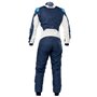 TRAJE DE CARRERAS TECNICA EVO FIA 8856-2018 AZUL MARINO / GRIS / CIAN TALLA 62