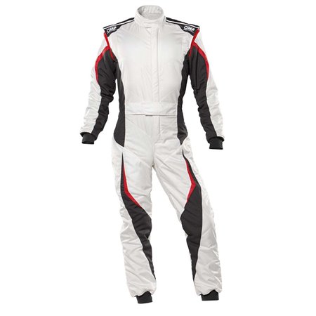 TRAJE DE CARRERAS TECNICA EVO FIA 8856-2018 BLANCO / ANTRACITA TALLA 48
