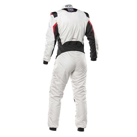 TRAJE DE CARRERAS TECNICA EVO FIA 8856-2018 BLANCO / ANTRACITA TALLA 58