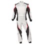 TRAJE DE CARRERAS TECNICA EVO FIA 8856-2018 BLANCO / ANTRACITA TALLA 64