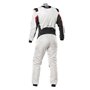 TRAJE DE CARRERAS TECNICA EVO FIA 8856-2018 BLANCO / ANTRACITA TALLA 64