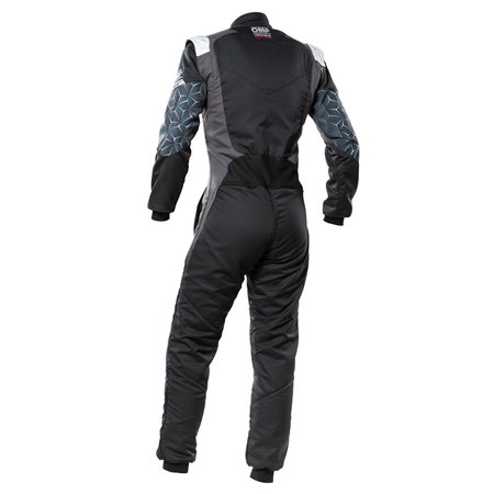 TECNICA HYBRID TRAJE RACING NEGRO/PLATA TALLA 44