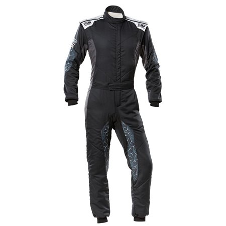 TECNICA HYBRID TRAJE RACING NEGRO/PLATA TALLA 56