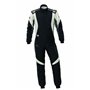 TRAJE DE CARRERAS OMP FIRST EVO MY2025 FIA 8856-2018 NEGRO / BLANCO TALLA 62
