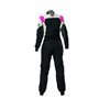 TRAJE DE CARRERAS OMP FIRST EVO ELLE MY2025 FIA 8856-2018 NEGRO / FUCSIA TALLA 42