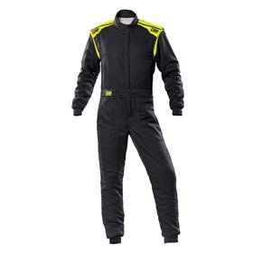 TRAJE DE CARRERAS FIRST-S FIA 8856-2018 ANTRACITA / AMARILLO FLUO TALLA 60