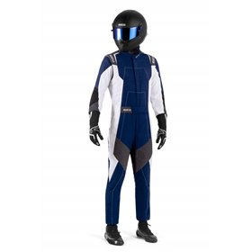 TRAJE DE CARRERAS SPARCO R580 X-LIGHT AZUL/BLANCO TALLA 54