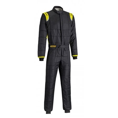 TRAJE FIA CHALLENGE TS-2 FIA8856-2018 NEGRO AMARILLO 62