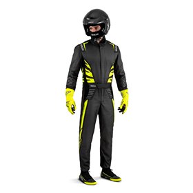 TRAJE DE CARRERAS SPARCO INFINITY 5.0 TALLA 50 GRIS OSCURO/AMARILLO FLUOR