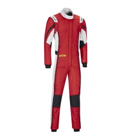 TRAJE CARRERAS SABELT HERO TS10 SUPERLIGHT FIA8856-2018 ROJO/BLANCO TALLA 62