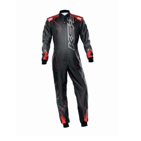 TRAJE DE CARRERAS KS-3R ART KART NEGRO/ROJO TALLA 60