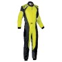 TRAJE DE CARRERAS KS-3 KART NEGRO / AMARILLO FLUO TALLA 56